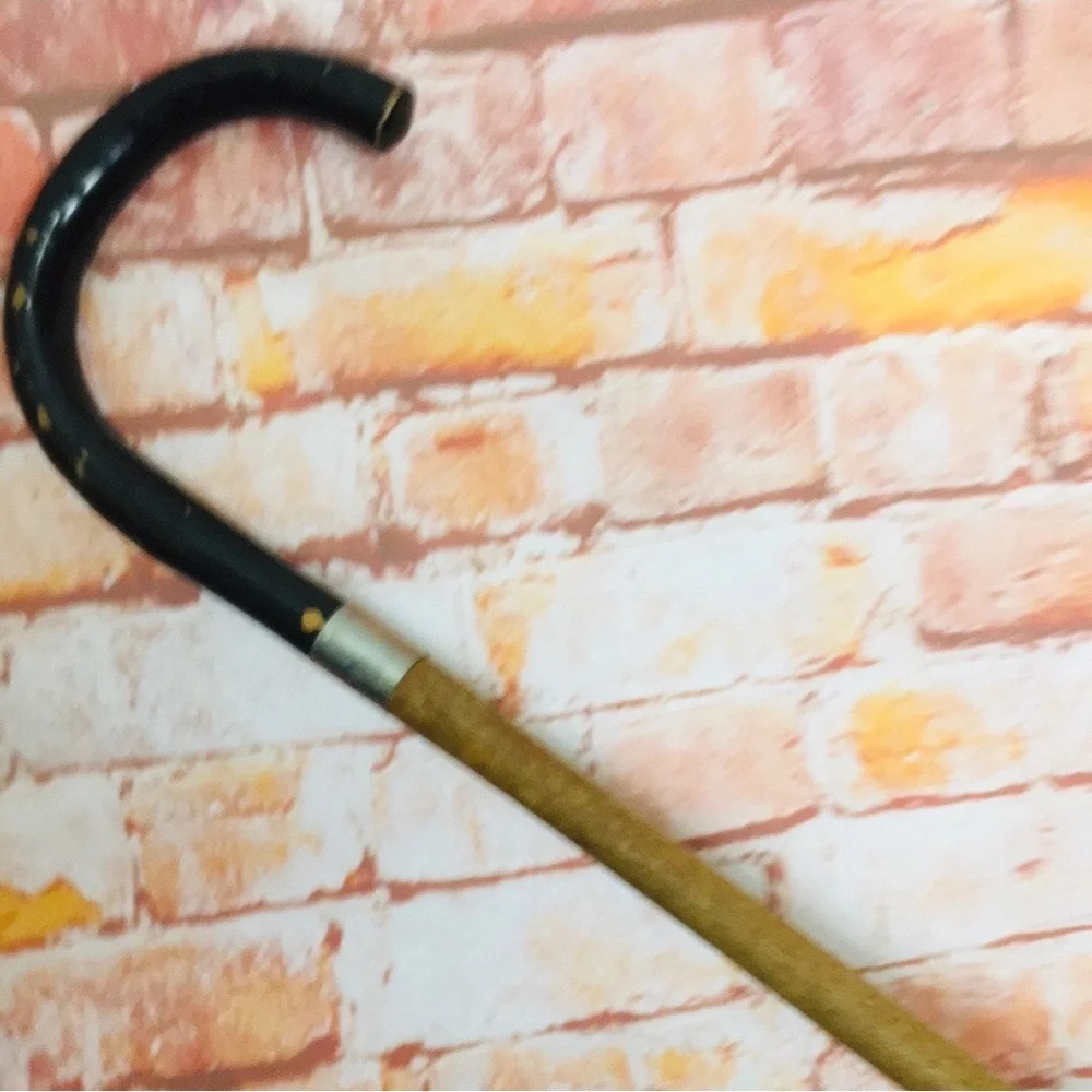 Vintage Set of Three Gentleman's Walking Stick Shepards Crook Entertainer Canes